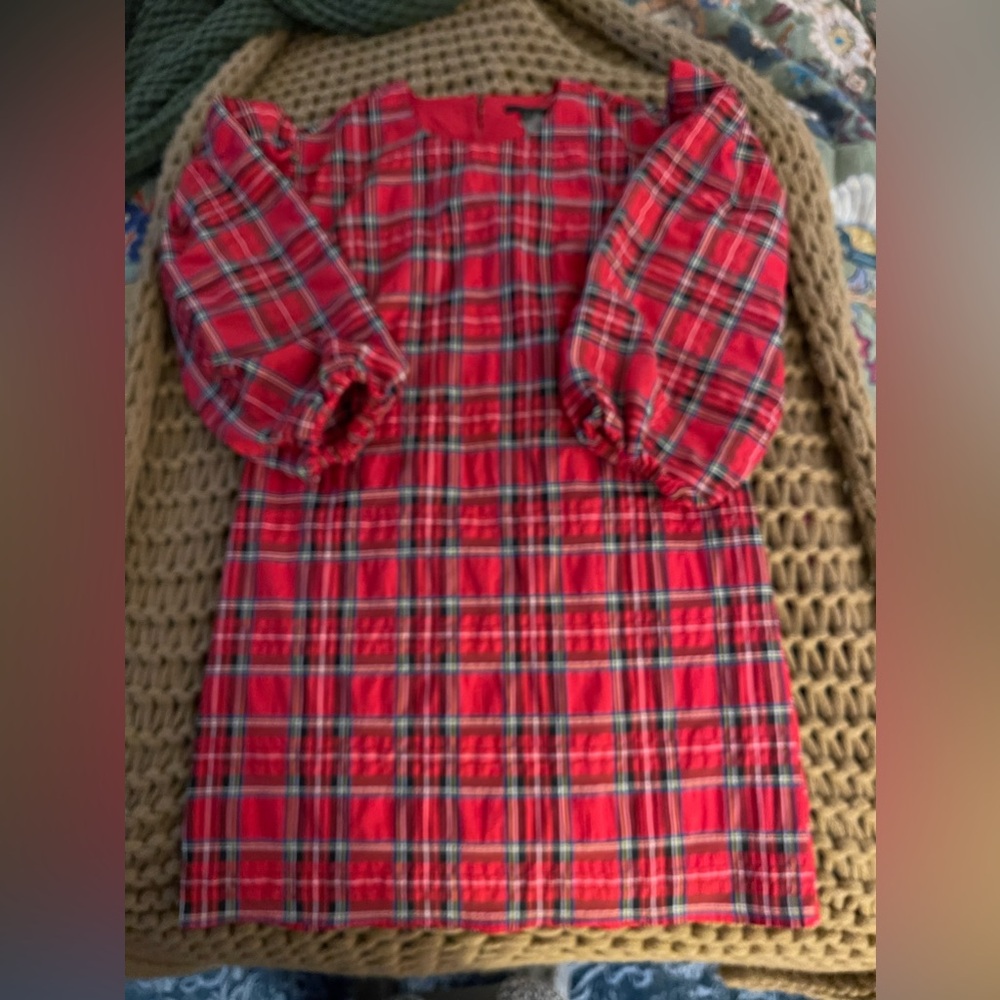 J Crew Plaid Dress